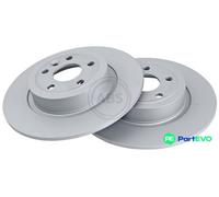 A.B.S. 2 X BRAKE DISC 18488 FOR LAND ROVER