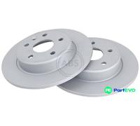 A.B.S. 2 X BRAKE DISC 18527 FOR OPEL VAUXHALL
