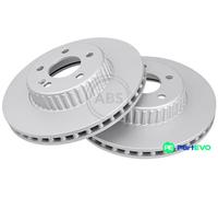 A.B.S. 2 X BRAKE DISC 18536 FOR MERCEDES-BENZ