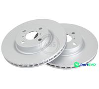 A.B.S. 2 X BRAKE DISC 18542 FOR TOYOTA