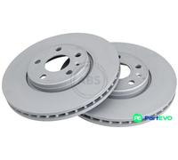 A.B.S. 2 X BRAKE DISC 18586 FOR VOLVO
