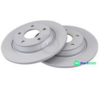 A.B.S. 2 X BRAKE DISC 18739 FOR FORD