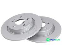 A.B.S. 2 X BRAKE DISC 18785 FOR MERCEDES-BENZ