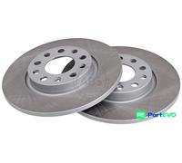 A.B.S. 2 X BRAKE DISC 18877 FOR JEEP