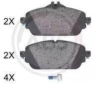Original a. B. S. S. Set of Brake Pads Disc Brake 35069 for Mercedes-Benz