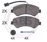 A.B.S. 35090 Brake pad set