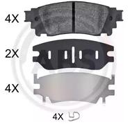 A.B.S. 35097 Brake pad set
