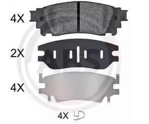A.B.S. 35097 Brake pad set