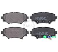 ABS All Brake Systems Rear Disc Brake Pad Set 35032 for Mazda 3 (16-21)