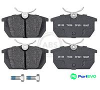 FITS ALFA ROMEO 145 1.4 I.E. BRAKE PAD SET, DISC BRAKE 36188 A.B.S.