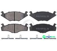 A.B.S. DISC BRAKE BRAKE PAD SET 36536 FOR SEAT VW