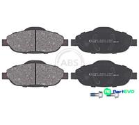 ABS All Brake Systems Brake Pad Set 37607 - Disc Brake, Fits Peugeot 308 CC 1.6 16V