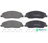 A.B.S. DISC BRAKE BRAKE PAD SET 37662 FOR FORD USA FORD AUSTRALIA