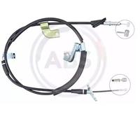 Handbrake cable Disc Brake K14105 A.B.S. for HONDA STREAM