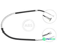 A.B.S. PARKING BRAKE CABLE PULL K17437 FOR FIAT