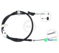 A.B.S. PARKING BRAKE CABLE PULL K17581 FOR SUBARU