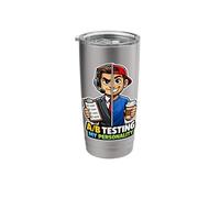 A/B Testing My Personality Funny Digital Marketer Stainless Steel Insulated Tumbler