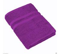 A & B TRADERS Bath Sheets Extra Large Size 90x 190 cm, 100% Organic Cotton Extra Absorbent Bath Towels (Purple)