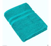 A & B TRADERS Bath Sheets Extra Large Size 90x 190 cm, 100% Organic Cotton Extra Absorbent Bath Towels (Teal)
