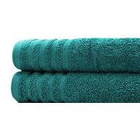 A & B TRADERS Bath Sheets Jumbo Towels Pack of 2 | Extra Absorbent 100% Pure Cotton | Super Soft Large Size (Teal)