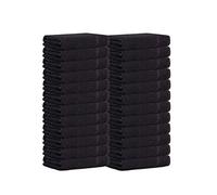 A & B TRADERS Bleach Resistant Towels Hairdressing | Black Chlorine Resistant Hand Towels | Salons, Spas, Gym, Pools, Nails, Beauty (24)