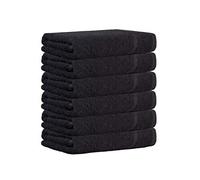 A & B TRADERS Bleach Resistant Towels Hairdressing | Black Chlorine Resistant Hand Towels | Salons, Spas, Gym, Pools, Nails, Beauty (6)