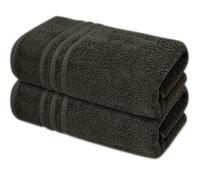 A & B TRADERS Extra Large Jumbo Bath Sheets Pack of 2 | 100% Cotton Bath Towels 85 x 200 cm | Luxury Hotel Quality Oversized Beach Towels | Soft, Thick & Highly Absorbent (Grey)