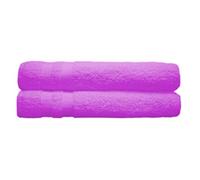 A & B TRADERS Huge Bath Sheet 100 cm X 190 cm Egyptian Cotton Soft Absorbent Quick Dry (Pink, 1)