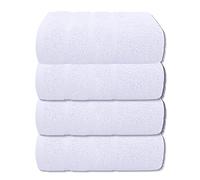 A & B TRADERS Luxury Hand Towels | Pack of 4 | Super Soft 100% Egyptian Cotton | Multipurpose use Gym Home Bath Face Hand (White)