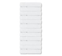 A & B TRADERS Pack of 12 Face Cloths Washcloths Extra Absorbent Cotton Luxury Plain Flannels 500 GSM 30 x 30 cm Gym Spa Sports White