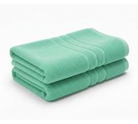 A & B TRADERS Pack of 2 or 4 Big Large Jumbo Bath Sheets Towels Soft Cotton Prime Egyptian Bale Sets (Mint, 2)