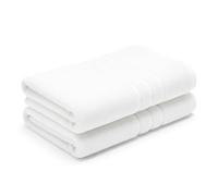 A & B TRADERS Pack of 2 or 4 Big Large Jumbo Bath Sheets Towels Soft Cotton Prime Egyptian Bale Sets (White, 2)