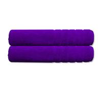 A & B TRADERS Premium Cotton Towels - Face Cloths - Guest Towels - Luxury Hand Towels - Hotel Quality Bath Towels - Jumbo Bath Sheets (Purple, 2x Jumbo Sheets)