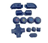 A B X Y L R ZR D Pad Power Button Set Repair Replacement Accessories New 3DSXL 3DSLL Host Full Complete Gaming Accessories Console Parts Replacement Button Black Color Full Button