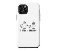 A Baby is Brewing Baby Shower Coming Soon Mom and Dad to Be Case for iPhone 11 Pro