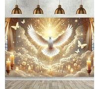 A backdrop banner as a symbol of peace and holiness. Wall decoration made of backdrop fabric. No electricity required. 440x300cm