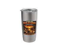 A Bad Day Being Outdoors Funny Work Quote Stainless Steel Insulated Tumbler