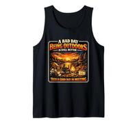 A Bad Day Being Outdoors Funny Work Quote Tank Top