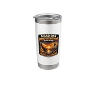 A Bad Day Doing What Matters Funny Quote Stainless Steel Insulated Tumbler