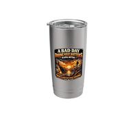 A Bad Day Doing What Matters Funny Quote Stainless Steel Insulated Tumbler