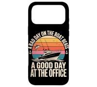 A Bad Day On The Boat Beats A Good Day At The Office Case for iPhone 17 Pro Max