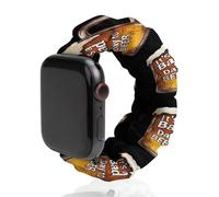 A Bad Day to Be Beer Funny Scrunchie Watch Band Elastic Soft Sport Strap Compatible with IWatch 42mm/44mm