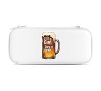 A Bad Day to Be Beer Printed Carrying Case for Switch Hard Protective Cover for Game Card and Accessories