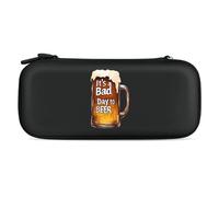 A Bad Day to Be Beer Printed Carrying Case for Switch Hard Protective Cover for Game Card and Accessories