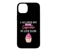 A Balanced Diet Is a Cupcake in Each Hand Funny Baking Case for iPhone 14 Plus