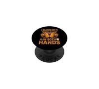A Balanced Diet Is Peanut Butter in Both Hands Foodie PopSockets Adhesive PopGrip