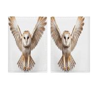 A Barn Owl Leather Passport Holder Covers Case Minimalist Passport Sleeve Travel Wallet Passport Book Holders for Women Men, style, 20.3x13.8cm