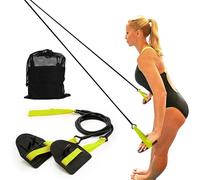 (A Basic Set 40lbs) Dryland Powercord With Paddles,swimming Arm Strength Trainer, Professional Freestyle Swimming Resistance Exercise Bands Set