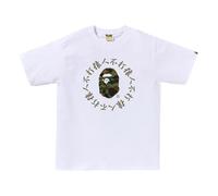 A Bathing Ape 1st Camo Kanji Logo Tee 'White' 1K30-110-013-WHITE L