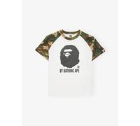 A Bathing Ape A Bathing Ape Glitch Woodland Camo Cotton-Jersey T-Shirt 2-13 Years White 4-5 Years